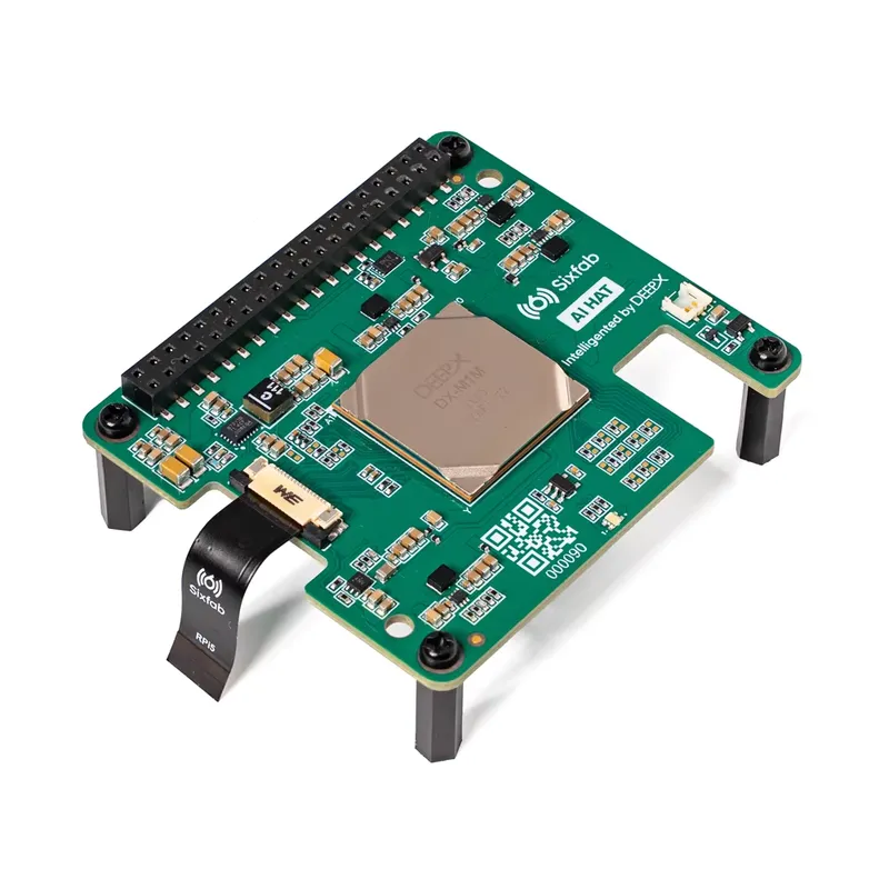 Raspberry Pi - Chipboard Sixfab Ai Hat+ for Raspberry