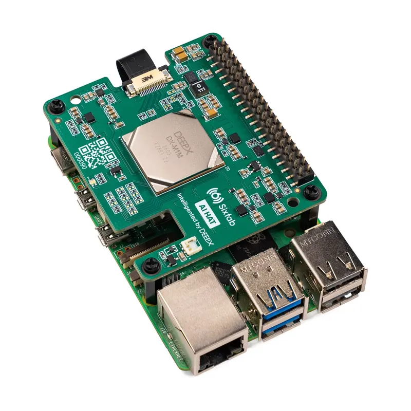 Chipboard Sixfab Ai Hat+ for R - đánh giá và giá Raspberry Pi