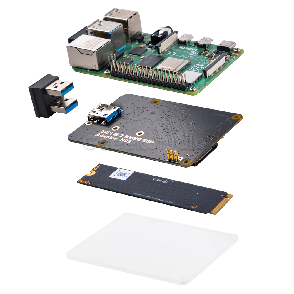M.2 NVME SSD Extension Adapter - đánh giá và giá Raspberry Pi 4