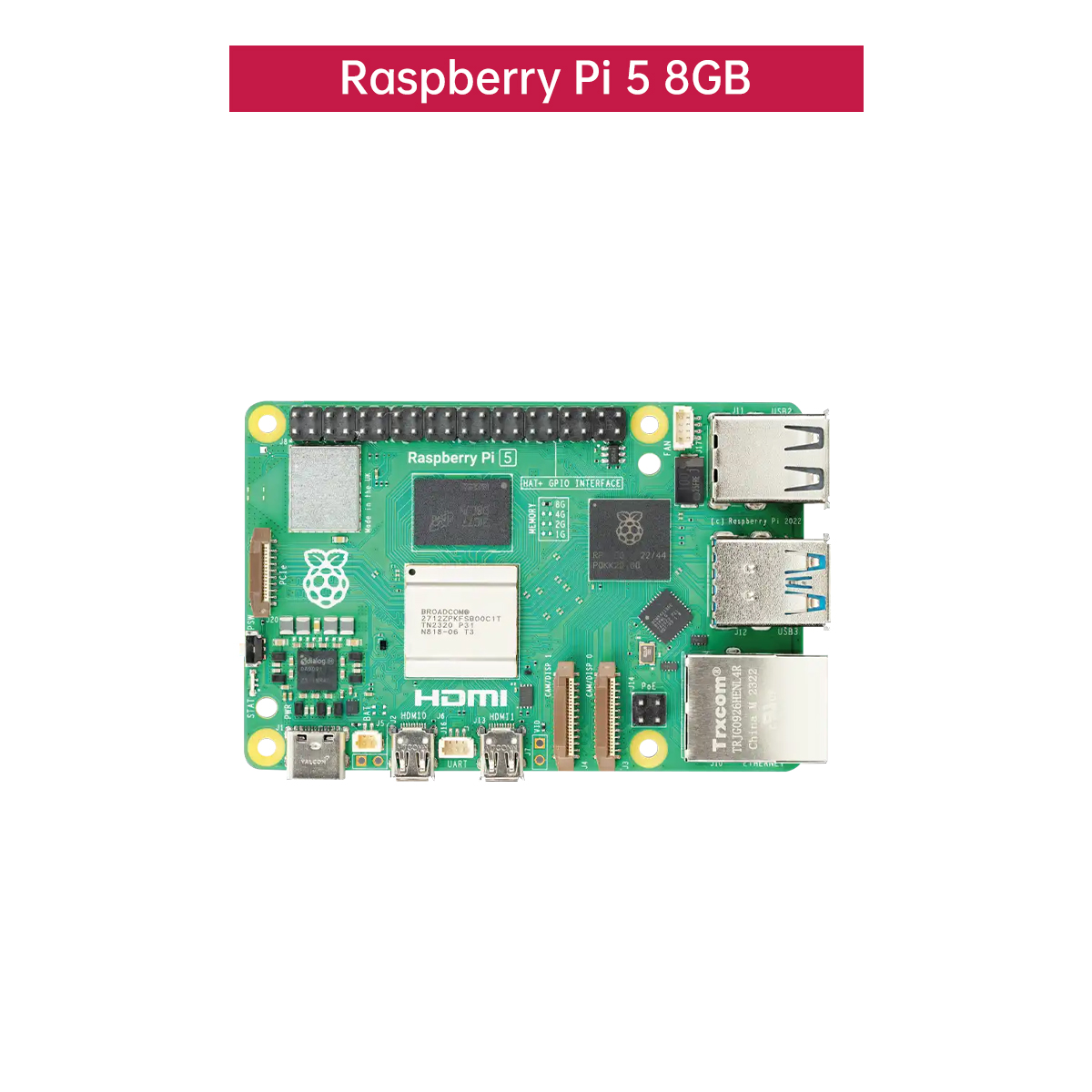 Raspberry Pi 5 4G/8G Controlle - đánh giá và giá Raspberry Pi Kit