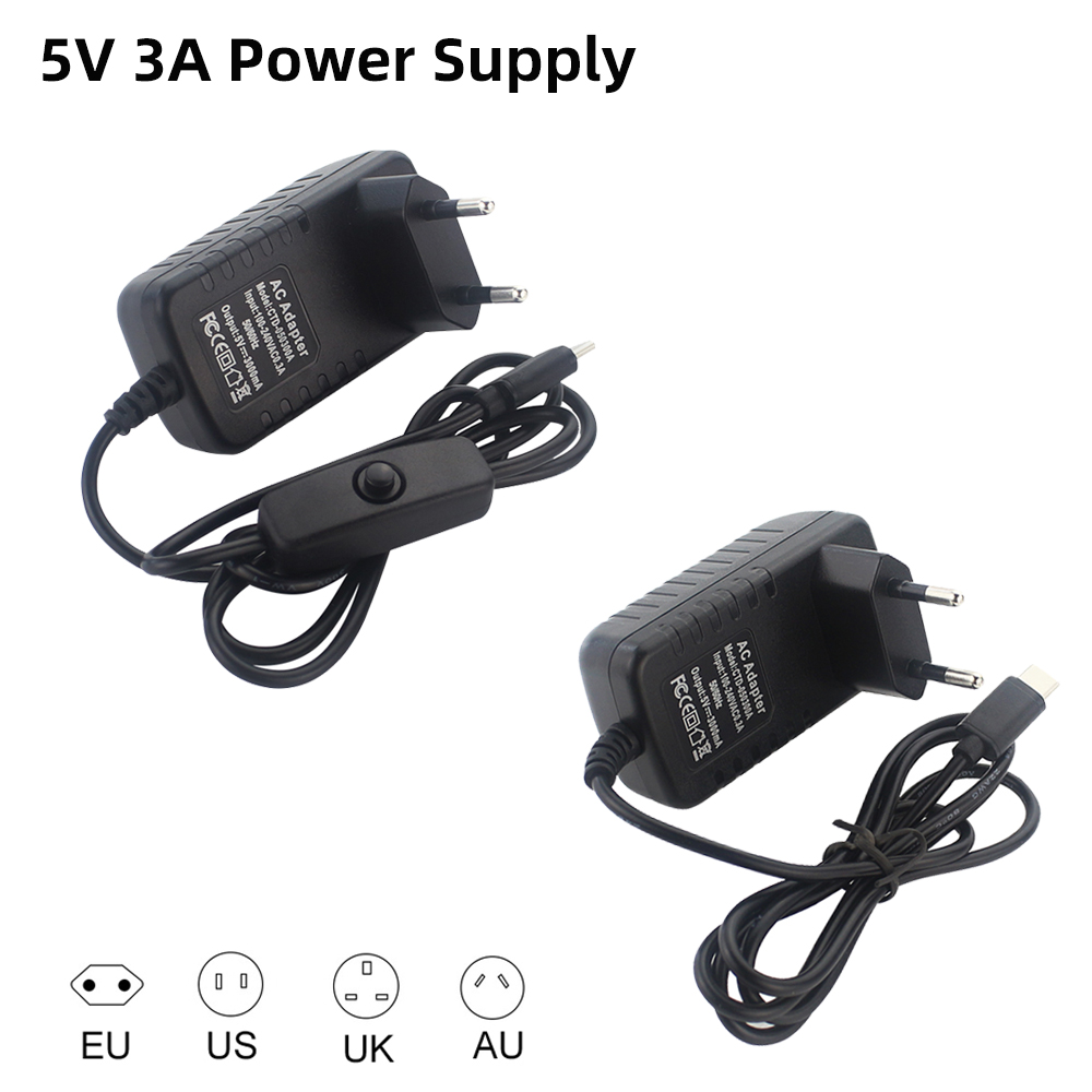 5V 3A Raspberry Pi 4 Nguồn USB - đánh giá và giá Pi Power Supply