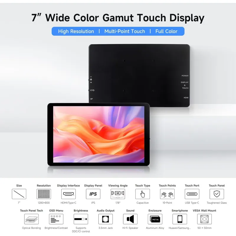 for Aismartlink Waveshare 7 In - đánh giá và giá Pi Display