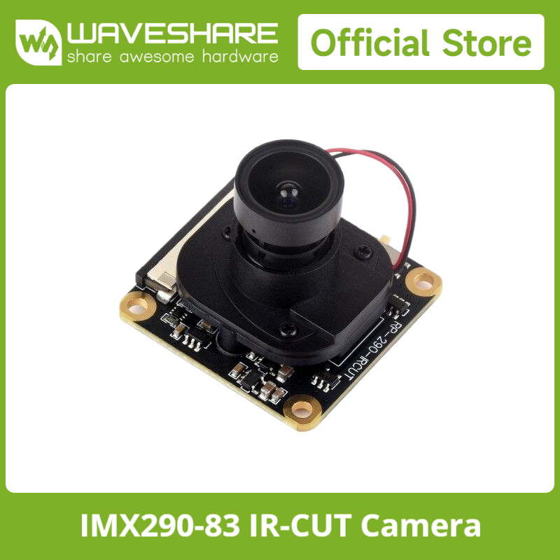 Waveshare IMX290-83 IR-CUT Cam - đánh giá và giá Raspberry Pi Global Shutter Camera Imx296