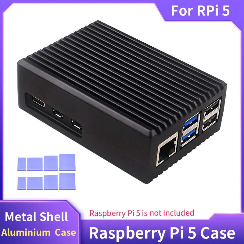 Raspberry Pi 5 Metal Shell Alu - đánh giá và giá Pi Cooler