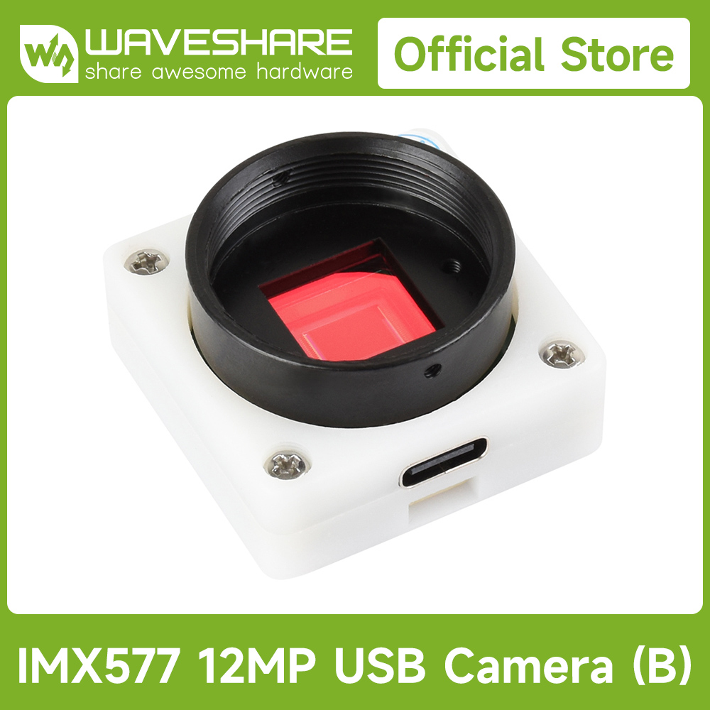 Waveshare IMX577 12MP USB Came - đánh giá và giá Raspberry Pi Global Shutter Camera Imx296