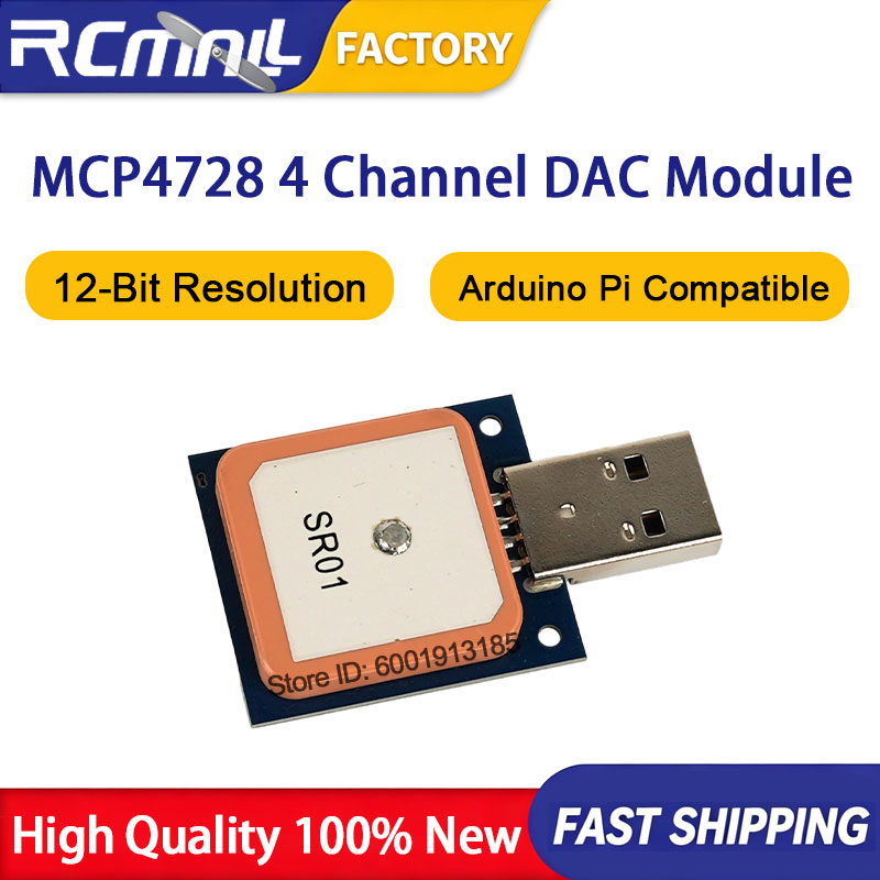 MCP4728 12 Bit I2C DAC Module  - đánh giá và giá Raspberry Pi 4