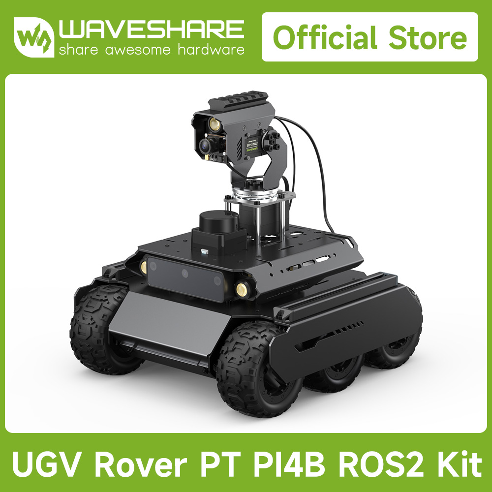 Waveshare Rover ROS 2 Open-sou - đánh giá và giá Raspberry Pi Kit