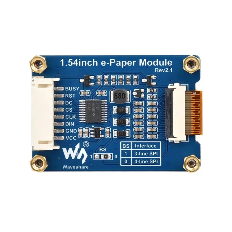 1.54 Inch E-Paper Display Modu - đánh giá và giá Pi Display