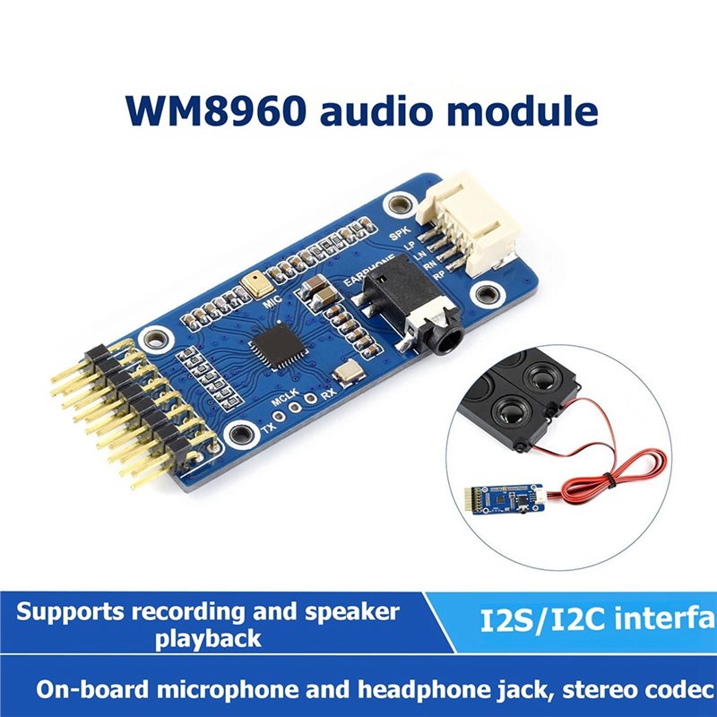 WM8960 For Raspberry Pi 5/7 In - đánh giá và giá Pi Display